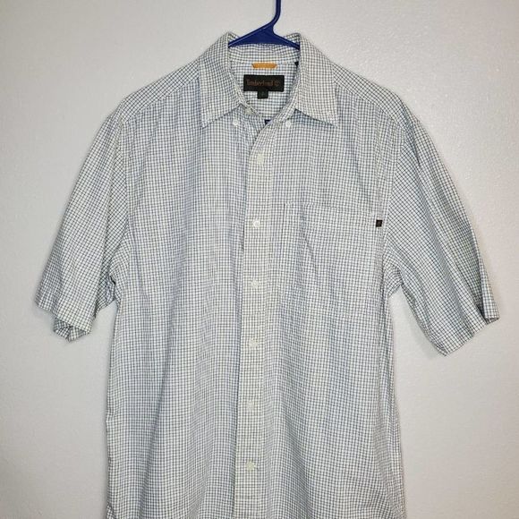 Timberland Casual Button Down Short Sleeve Shirt - Picture 1 of 4